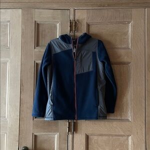 NWT Boys’ Lands’ End Fleece Jacket, Size L